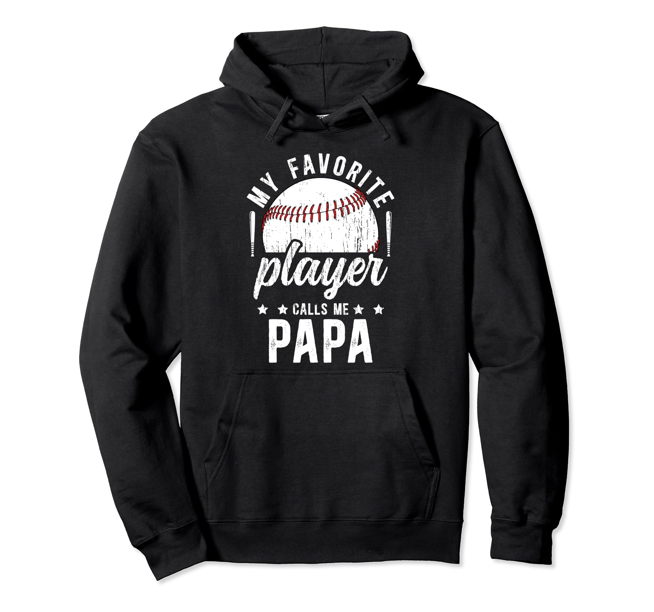 My Favorite Baseball Player Papa Baseball Hoodie - Streetwear Style Unisex - T-Shirt, Sweatshirt, Hoodie