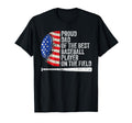 Us Falg Dads Baseball Proud Baseball T-Shirt - Custom Art Print for Adults - T-Shirt, Sweatshirt, Hoodie