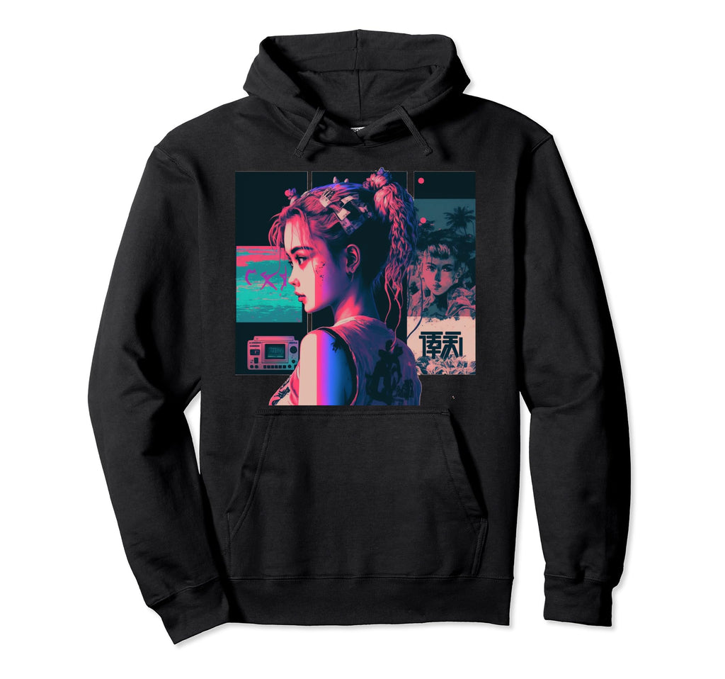 Vaporwave Aesthetic 90S Egirl Japanese Art Hoodie - Trendy Graphic Unisex - T-Shirt, Sweatshirt, Hoodie