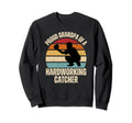 Baseball Player Proud Grandpa Papa Sweatshirt - Unique Graphic for Adults - T-Shirt, Sweatshirt, Hoodie