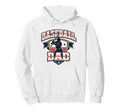 Baseball Dad Lettering Sports Baseball Hoodie - Graphic Print Unisex - T-Shirt, Sweatshirt, Hoodie