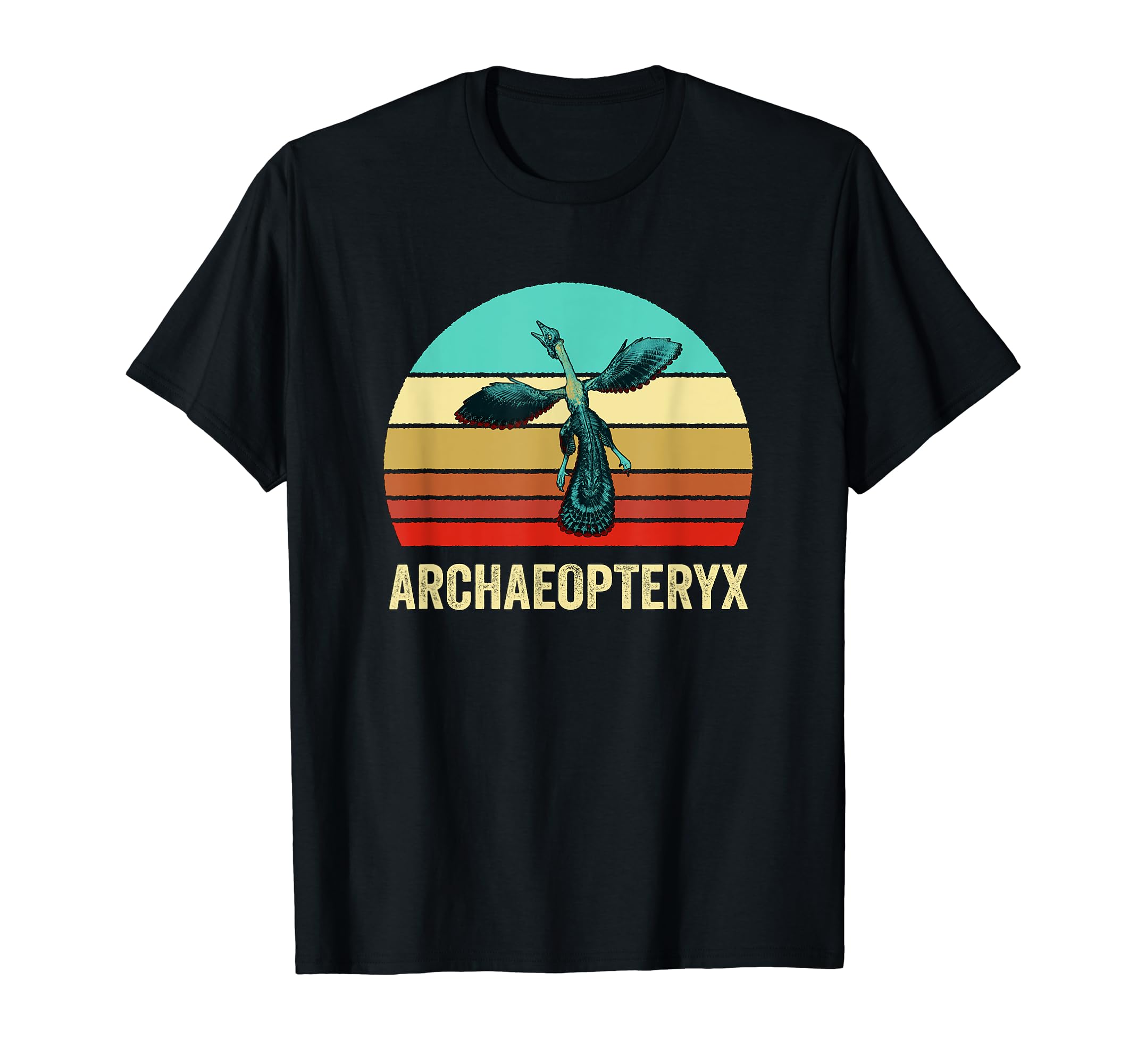 Sunset Archaeopteryx T-Shirt - Aesthetic Graphic for Adults - T-Shirt, Sweatshirt, Hoodie