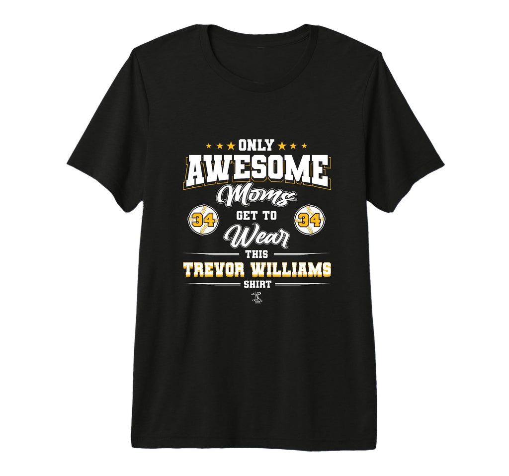 Trevor Williams Awesome Moms Tri Blend T-Shirt - Custom Art Print Men Women - T-Shirt, Sweatshirt, Hoodie