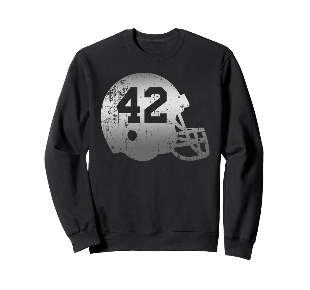 Football 42 Jersey Number Sweatshirt - Fun Novelty Design Unisex - T-Shirt, Sweatshirt, Hoodie