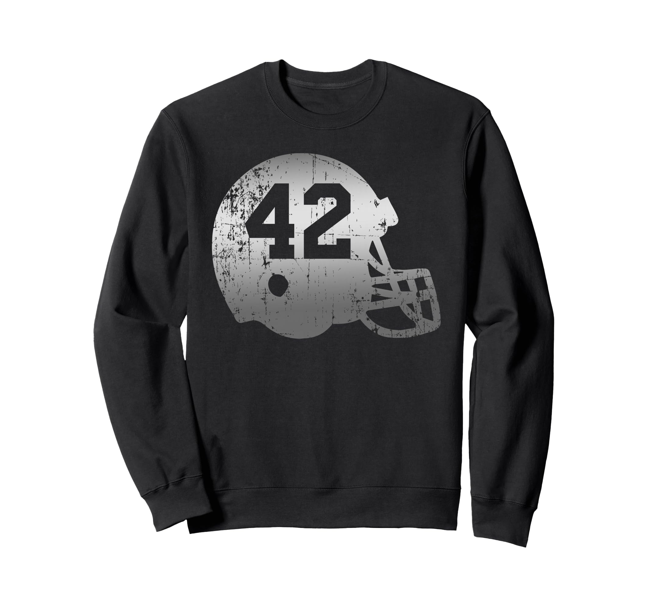 Football 42 Jersey Number Sweatshirt - Fun Novelty Design Unisex - T-Shirt, Sweatshirt, Hoodie