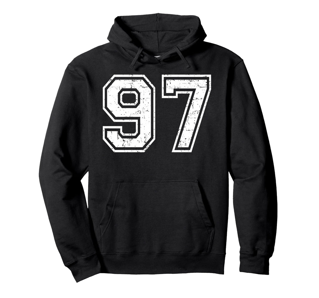 97 Number Ninety Seven Team Sports Hoodie - Streetwear Style Men Women - T-Shirt, Sweatshirt, Hoodie