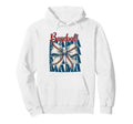 Baseball Mama Bow Motherrs Day Hoodie - Minimalist Print Men Women - T-Shirt, Sweatshirt, Hoodie