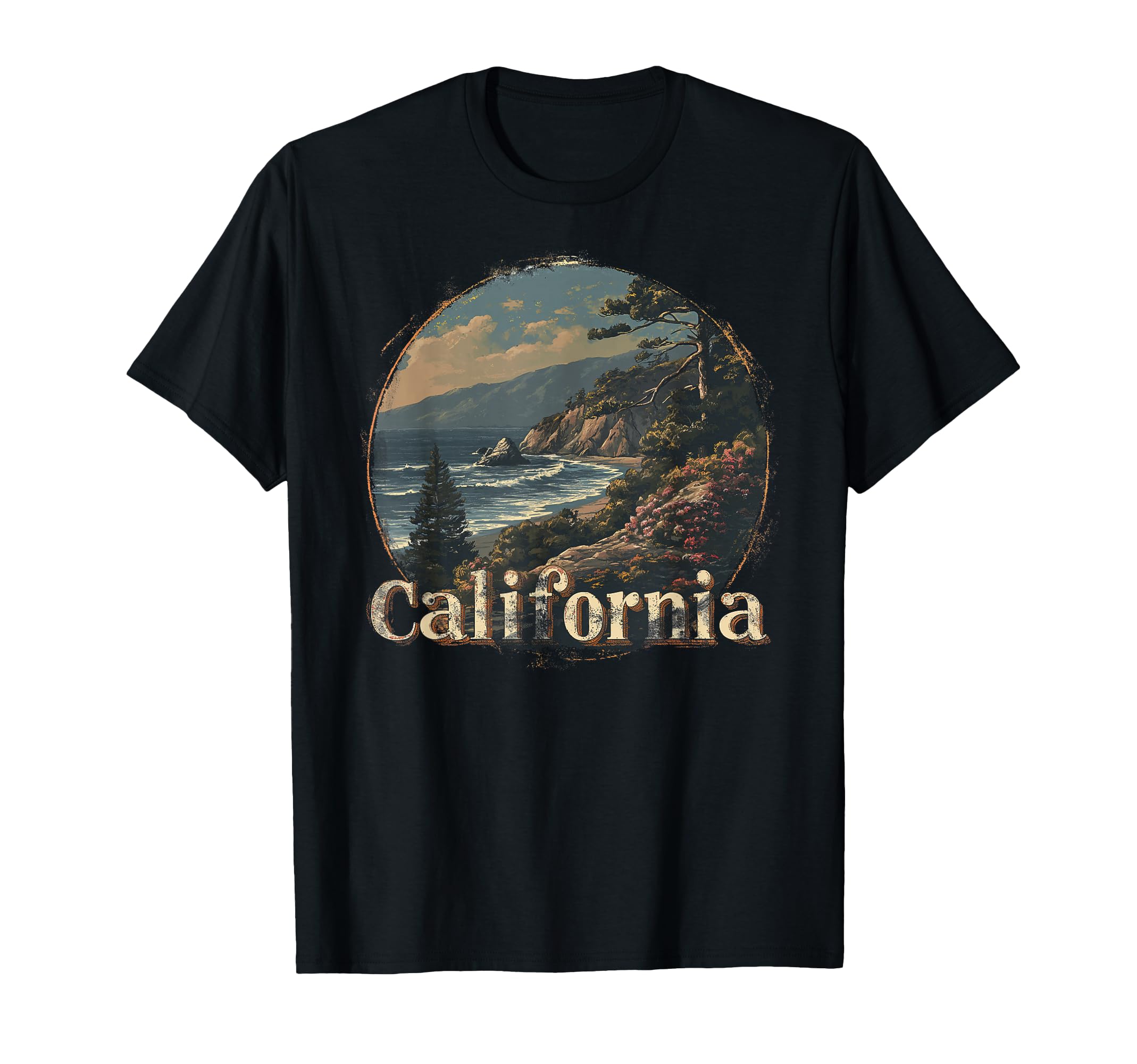 California Surf Surfer Beach Palm T-Shirt - Aesthetic Graphic Men Women - T-Shirt, Sweatshirt, Hoodie