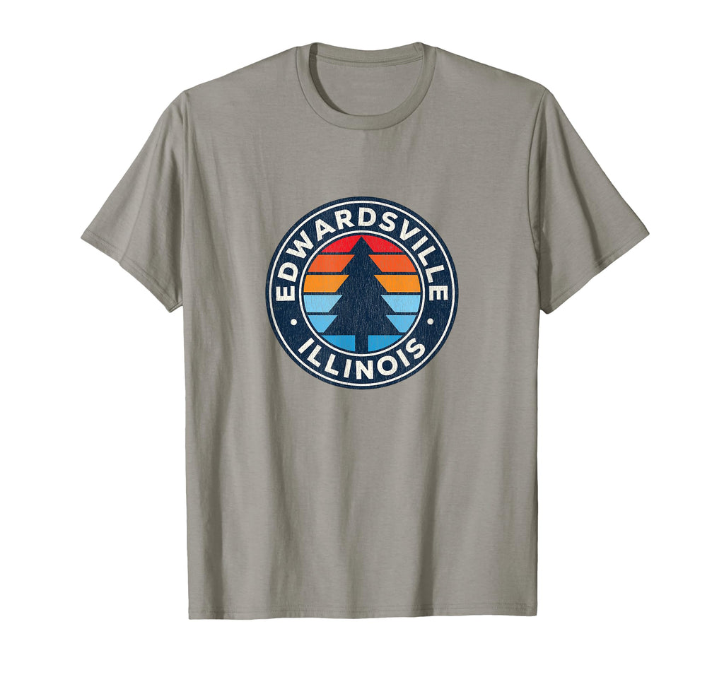 Edwardsville Illinois Il 70S T-Shirt - Streetwear Style for Adults - T-Shirt, Sweatshirt, Hoodie