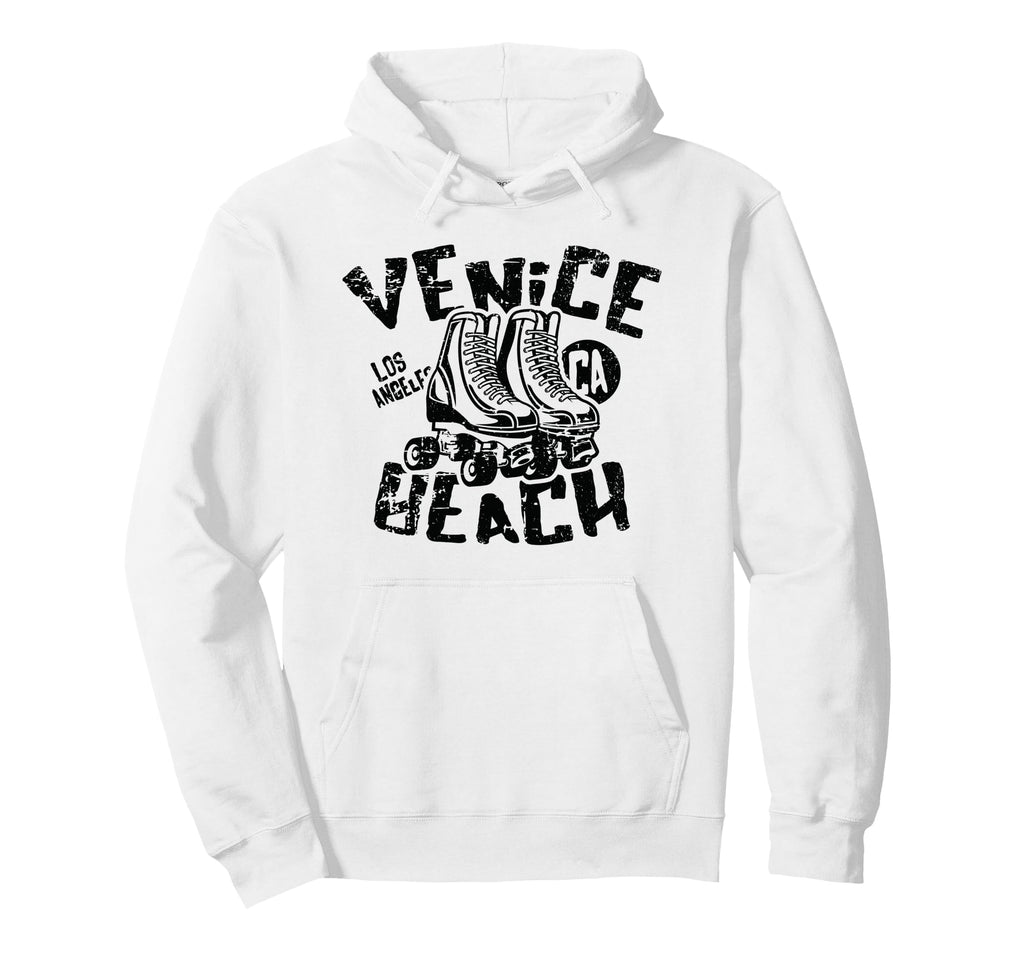 Venice Beach California Distressed Hoodie - Minimalist Print Unisex - T-Shirt, Sweatshirt, Hoodie
