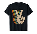 Peace Sign V Fingers 60S 70S 80S T-Shirt - Aesthetic Graphic Unisex - T-Shirt, Sweatshirt, Hoodie