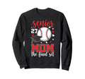 Baseball Senior 2027 Mom Final Sweatshirt - Custom Art Print for Adults - T-Shirt, Sweatshirt, Hoodie