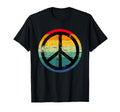 Distressed Peace Sign T-Shirt - Graphic Print Unisex - T-Shirt, Sweatshirt, Hoodie