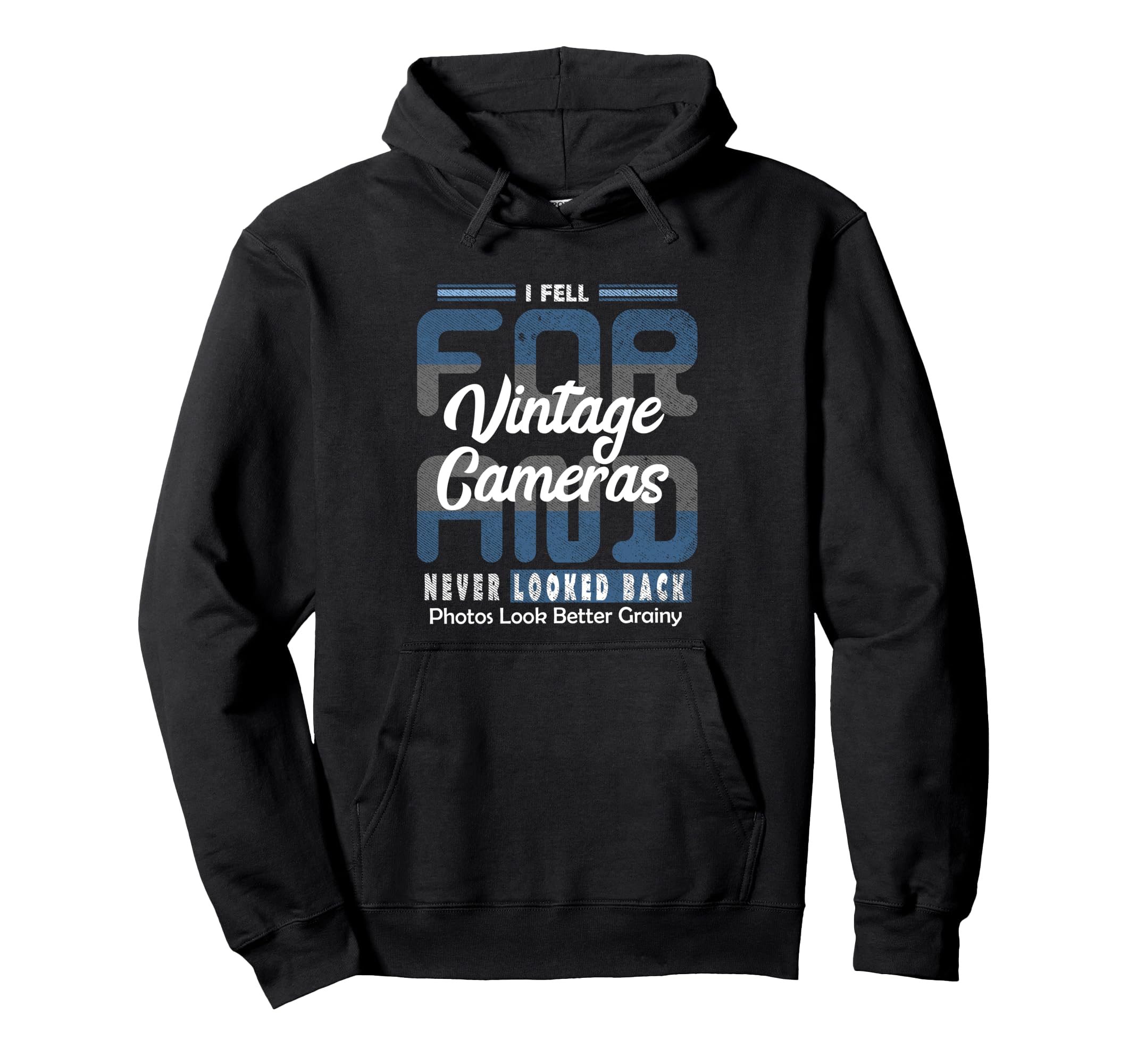 I Fell Cameras Quirky Love Pun Hoodie - Trendy Graphic for Adults - T-Shirt, Sweatshirt, Hoodie