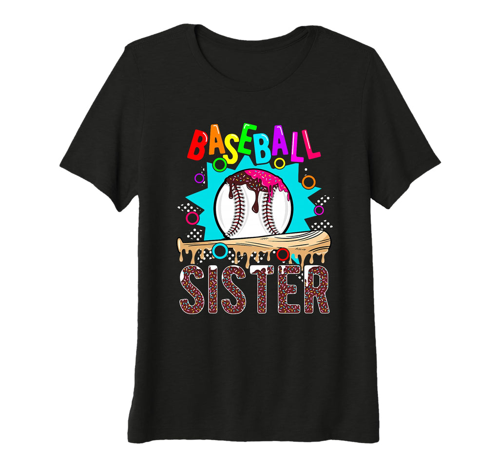 Womens Baseball Sister Baseball T-Shirt - Casual Everyday Wear Men Women - T-Shirt, Sweatshirt, Hoodie