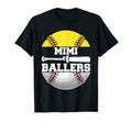 Mimi Ballers Funny Softball Baseball T-Shirt - Unique Graphic Men Women - T-Shirt, Sweatshirt, Hoodie