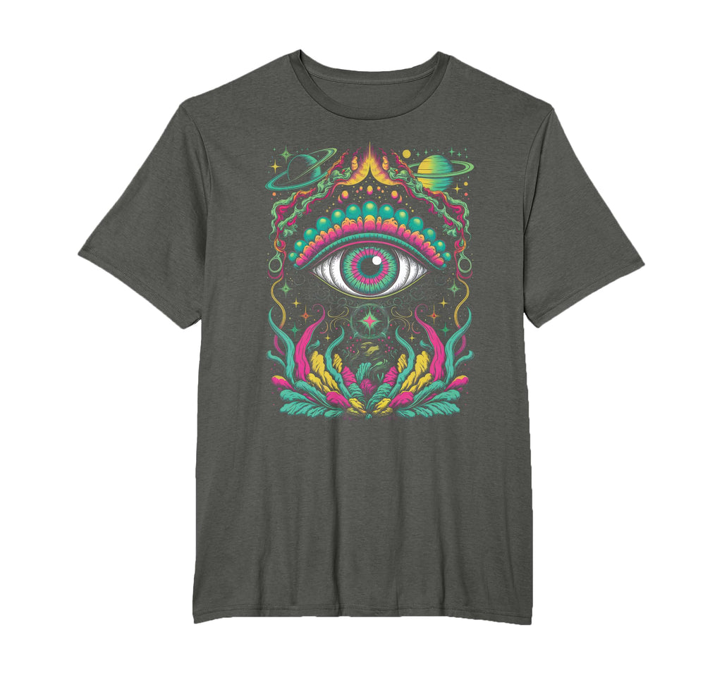 Psychedelic Eye Psychedelic T-Shirt - Aesthetic Graphic for Adults - T-Shirt, Sweatshirt, Hoodie
