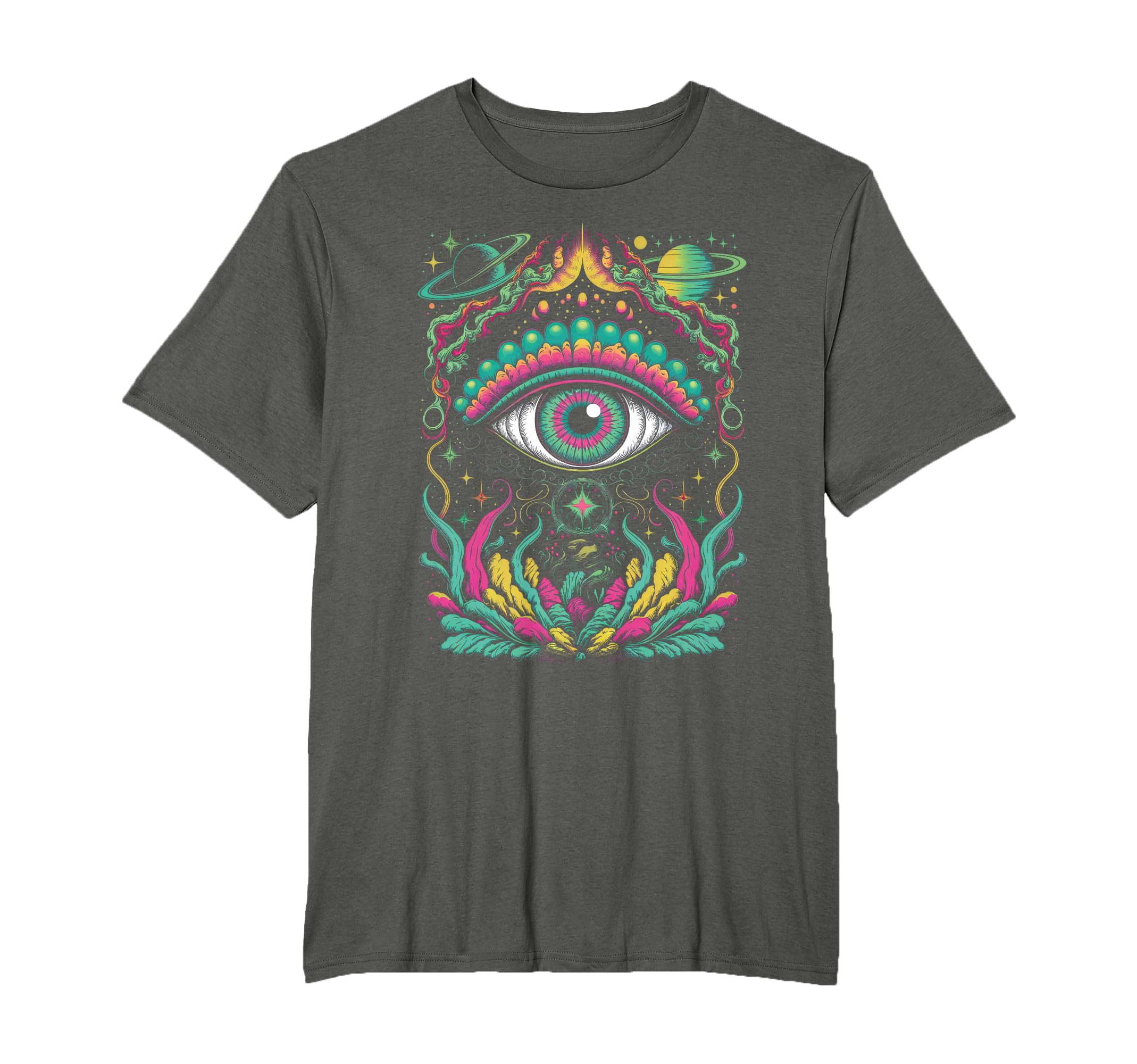 Psychedelic Eye Psychedelic T-Shirt - Aesthetic Graphic for Adults - T-Shirt, Sweatshirt, Hoodie