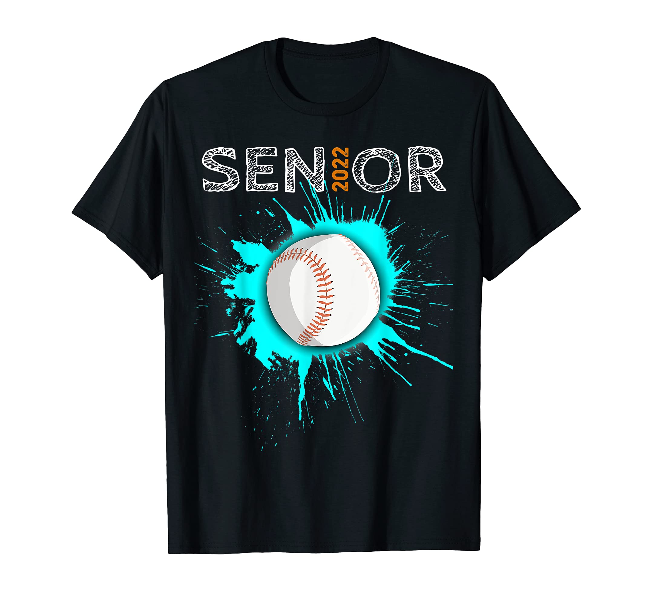 Baseball Player Senior 2022 College T-Shirt - Streetwear Style for Adults - T-Shirt, Sweatshirt, Hoodie