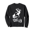 Hip Hop Black And White Old School Sweatshirt - Fun Novelty Design Unisex - T-Shirt, Sweatshirt, Hoodie