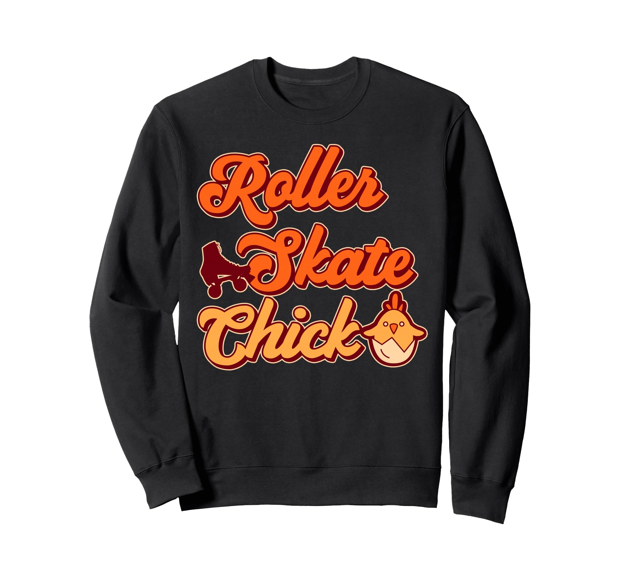 Roller Skating Skate 1970S Chicken Sweatshirt - Streetwear Style Men Women - T-Shirt, Sweatshirt, Hoodie