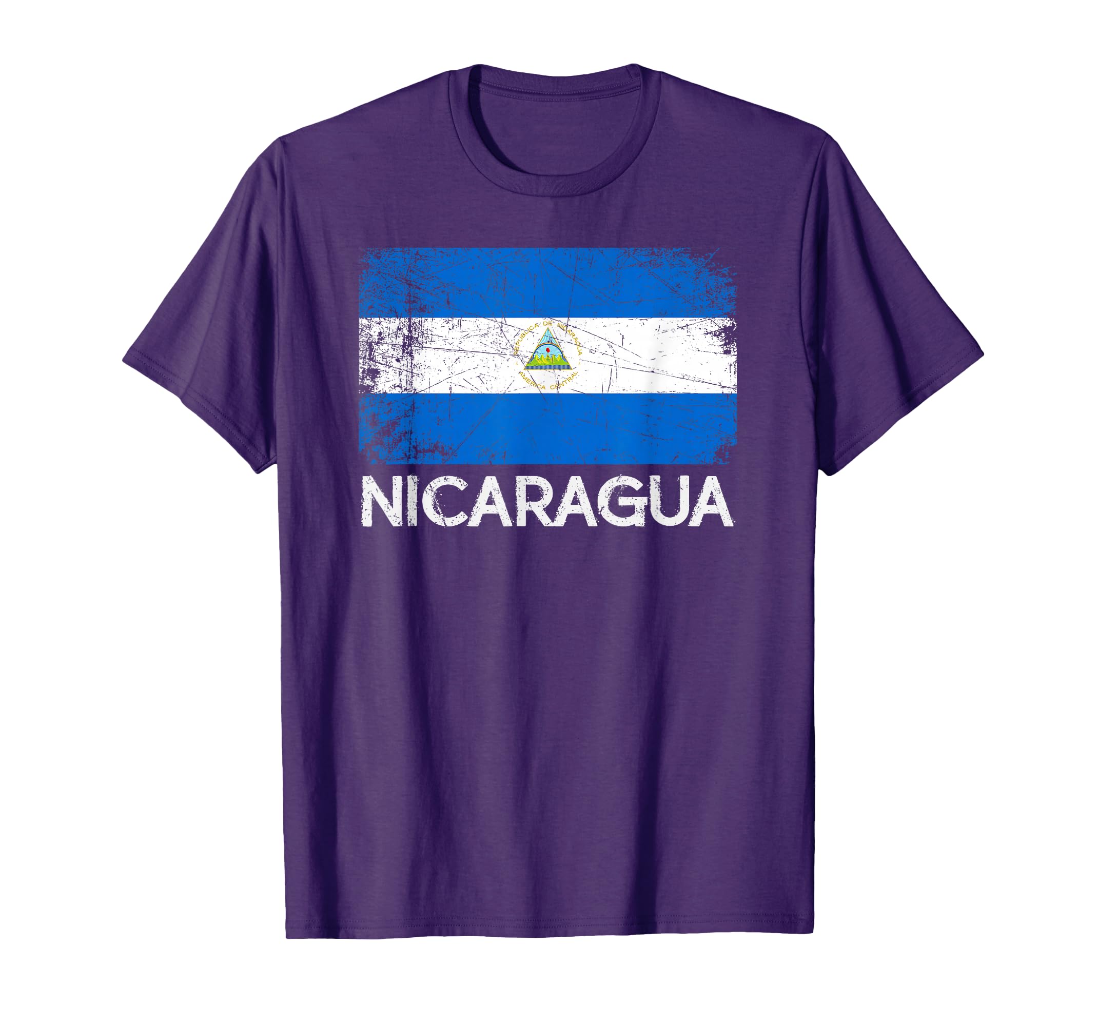 Nicaraguan Flag Made Nicaragua Gift T-Shirt - Custom Art Print Unisex - T-Shirt, Sweatshirt, Hoodie