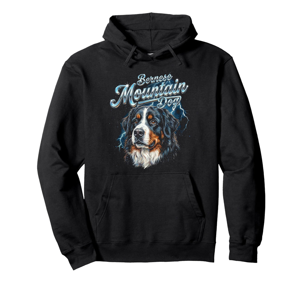 Bernese Mountain Dog 90S Dog Lover 80S Hoodie - Minimalist Print Unisex - T-Shirt, Sweatshirt, Hoodie