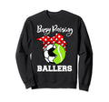 Busy Raising Ballers Funny Soccer Sweatshirt - Trendy Graphic Unisex - T-Shirt, Sweatshirt, Hoodie