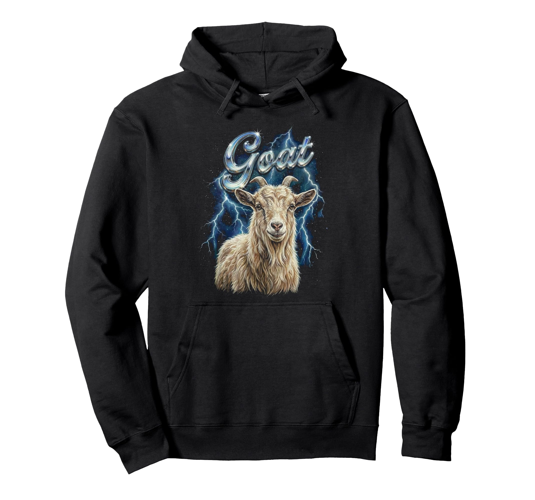 Goat 90S Funny Goat Lover 80S Hoodie - Fun Novelty Design Men Women - T-Shirt, Sweatshirt, Hoodie
