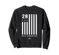 Kyle Hendricks American Flag Sweatshirt - Aesthetic Graphic Men Women - T-Shirt, Sweatshirt, Hoodie