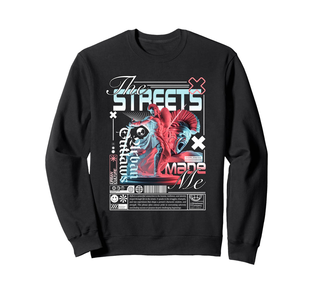 Y2K Streets Bold Urban Sweatshirt - Casual Everyday Wear for Adults - T-Shirt, Sweatshirt, Hoodie