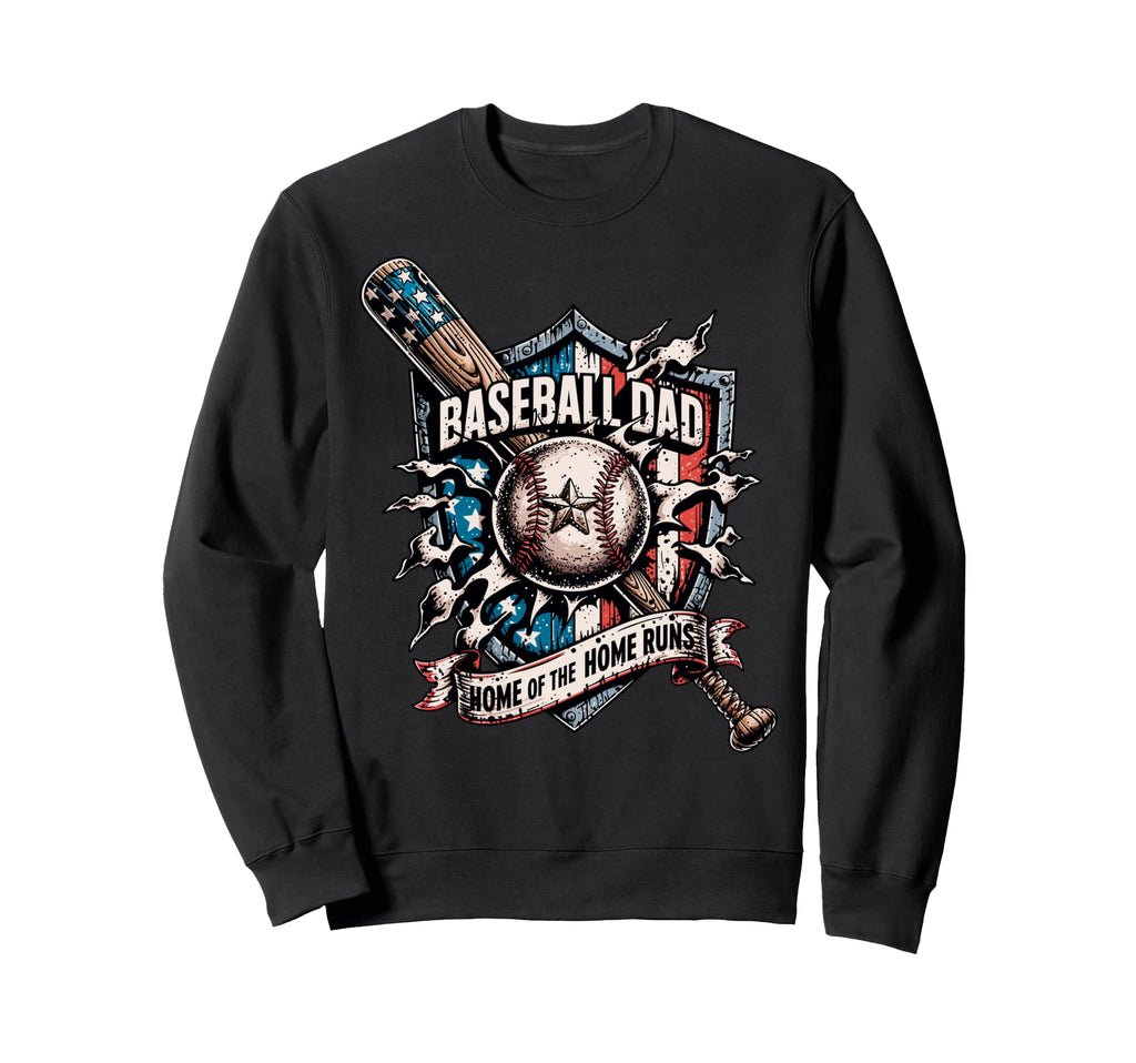 Home Home Runs Usa American Baseball Sweatshirt - Aesthetic Graphic Unisex - T-Shirt, Sweatshirt, Hoodie