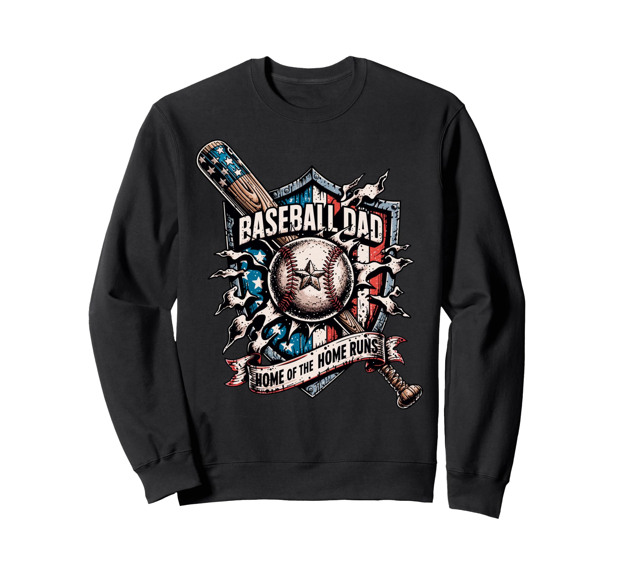 Home Home Runs Usa American Baseball Sweatshirt - Aesthetic Graphic Unisex - T-Shirt, Sweatshirt, Hoodie