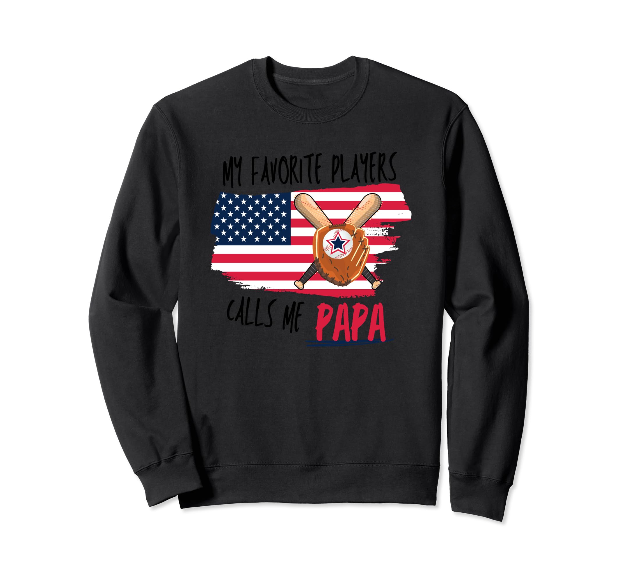 My Favorites Baseball Softball Sweatshirt - Fun Novelty Design for Adults - T-Shirt, Sweatshirt, Hoodie