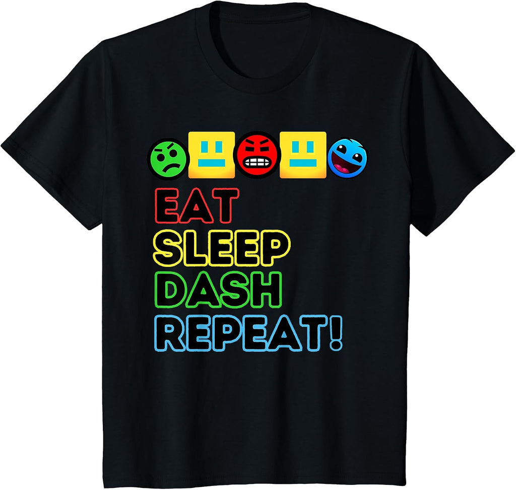 Official Eat Sleep Dash Repeat Apparel - Adult & Kids T-Shirts, Sweatshirts & Hoodies apparel design preview 1