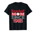 Baseball Mom Since 1985 T-Shirt - Unique Graphic Men Women - T-Shirt, Sweatshirt, Hoodie