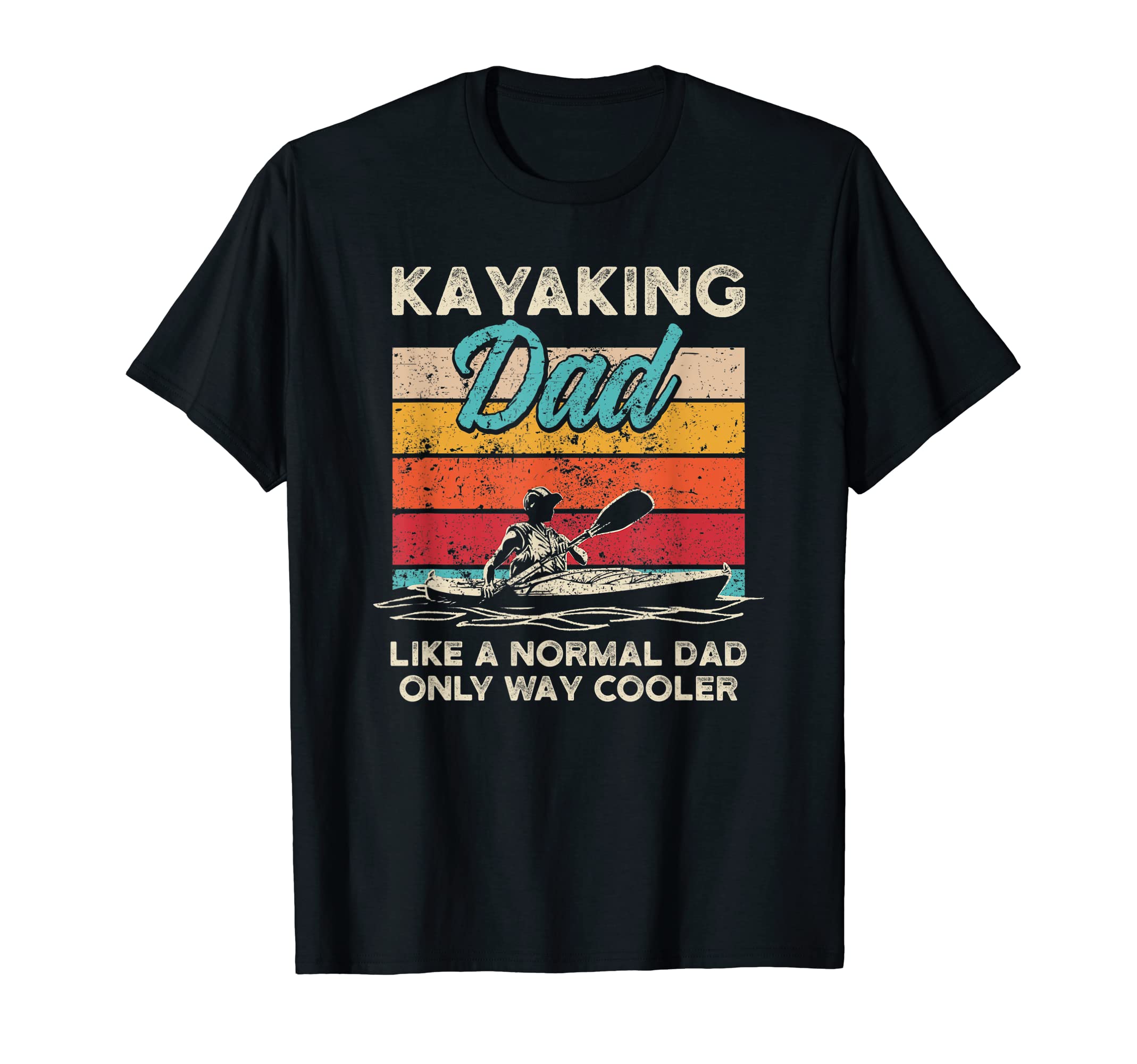 Mens Sunset Kayaking Dad T-Shirt - Novelty Apparel for Adults - T-Shirt, Sweatshirt, Hoodie