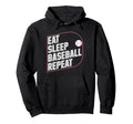 Baseball Eat Mom Dad Family Matching Hoodie - Fun Novelty Design Men Women - T-Shirt, Sweatshirt, Hoodie