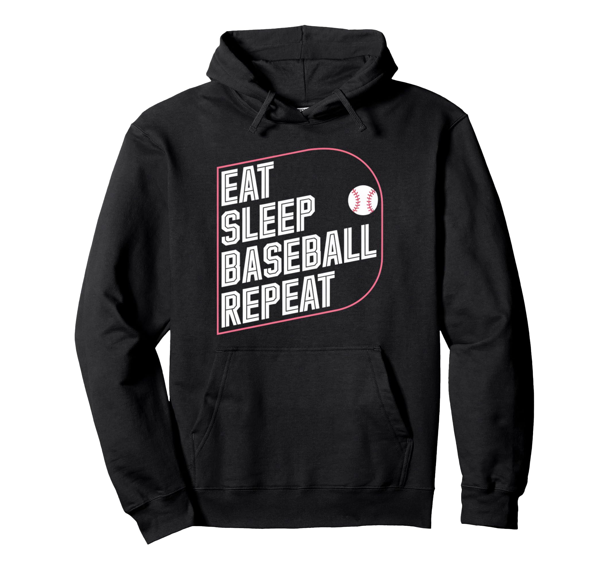 Baseball Eat Mom Dad Family Matching Hoodie - Fun Novelty Design Men Women - T-Shirt, Sweatshirt, Hoodie