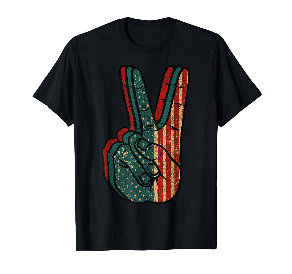 Peace 60S 70S Hippie Gift T-Shirt - Casual Everyday Wear for Adults - T-Shirt, Sweatshirt, Hoodie