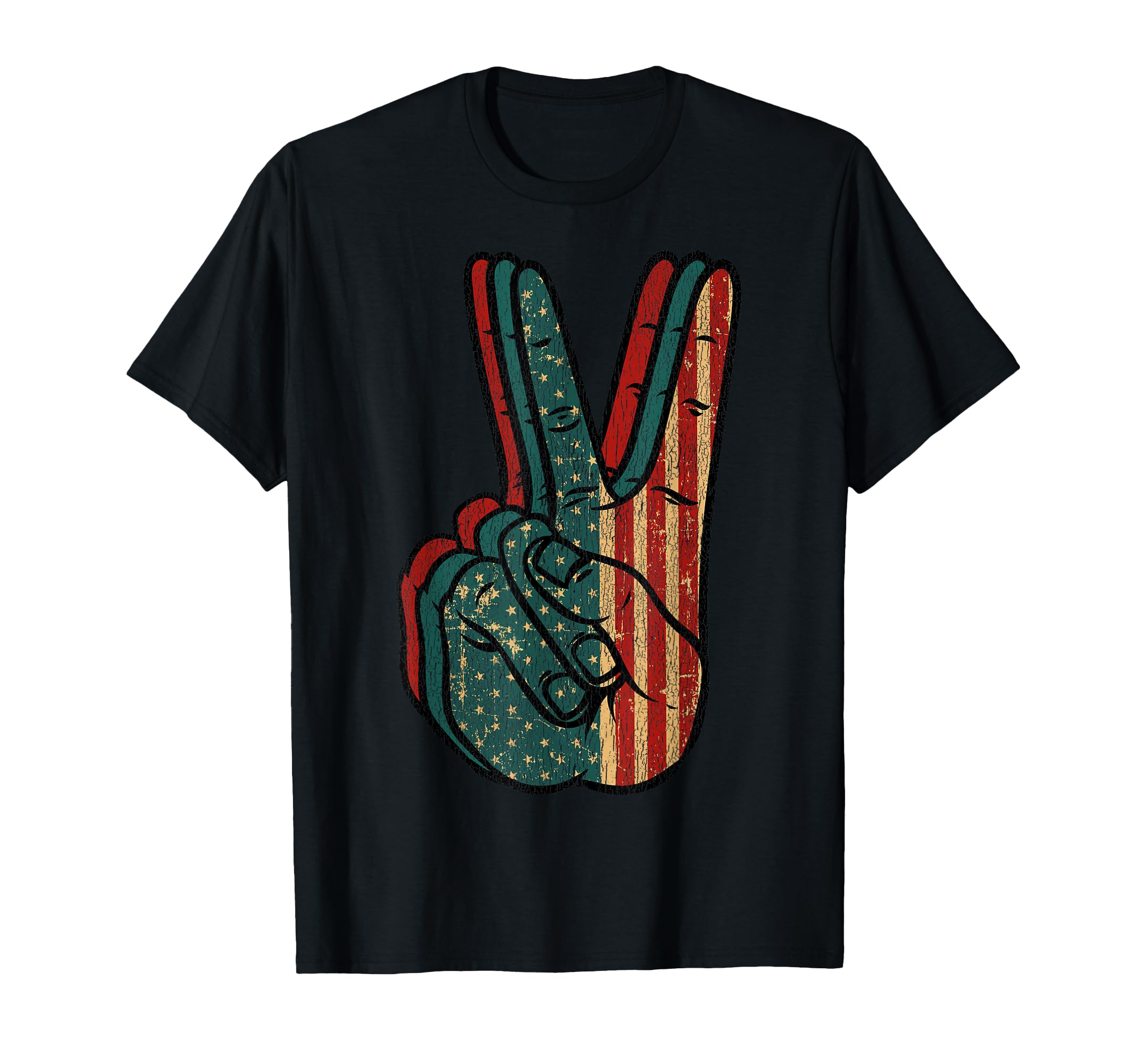 Peace 60S 70S Hippie Gift T-Shirt - Casual Everyday Wear for Adults - T-Shirt, Sweatshirt, Hoodie