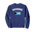 Distressed Bahamas Flag Bahamian Sweatshirt - Casual Everyday Wear Unisex - T-Shirt, Sweatshirt, Hoodie