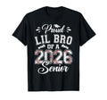 Proud Lil Bro 2026 Senior Baseball T-Shirt - Streetwear Style Men Women - T-Shirt, Sweatshirt, Hoodie