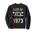 Best 1973 Cassette Tape Sweatshirt - Fun Novelty Design for Adults - T-Shirt, Sweatshirt, Hoodie
