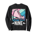 9Th Birthday Roller Skating Skater Sweatshirt - Trendy Graphic Men Women - T-Shirt, Sweatshirt, Hoodie
