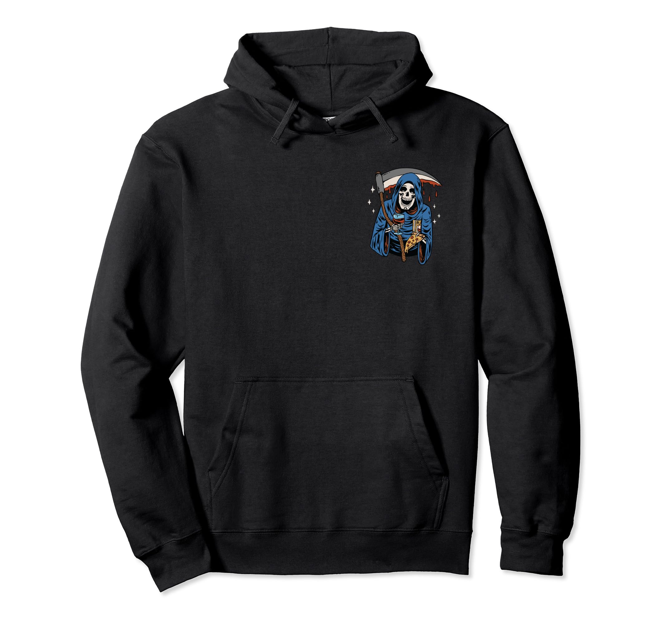 Grim Reaper American Traditional Hoodie - Streetwear Style Men Women - T-Shirt, Sweatshirt, Hoodie