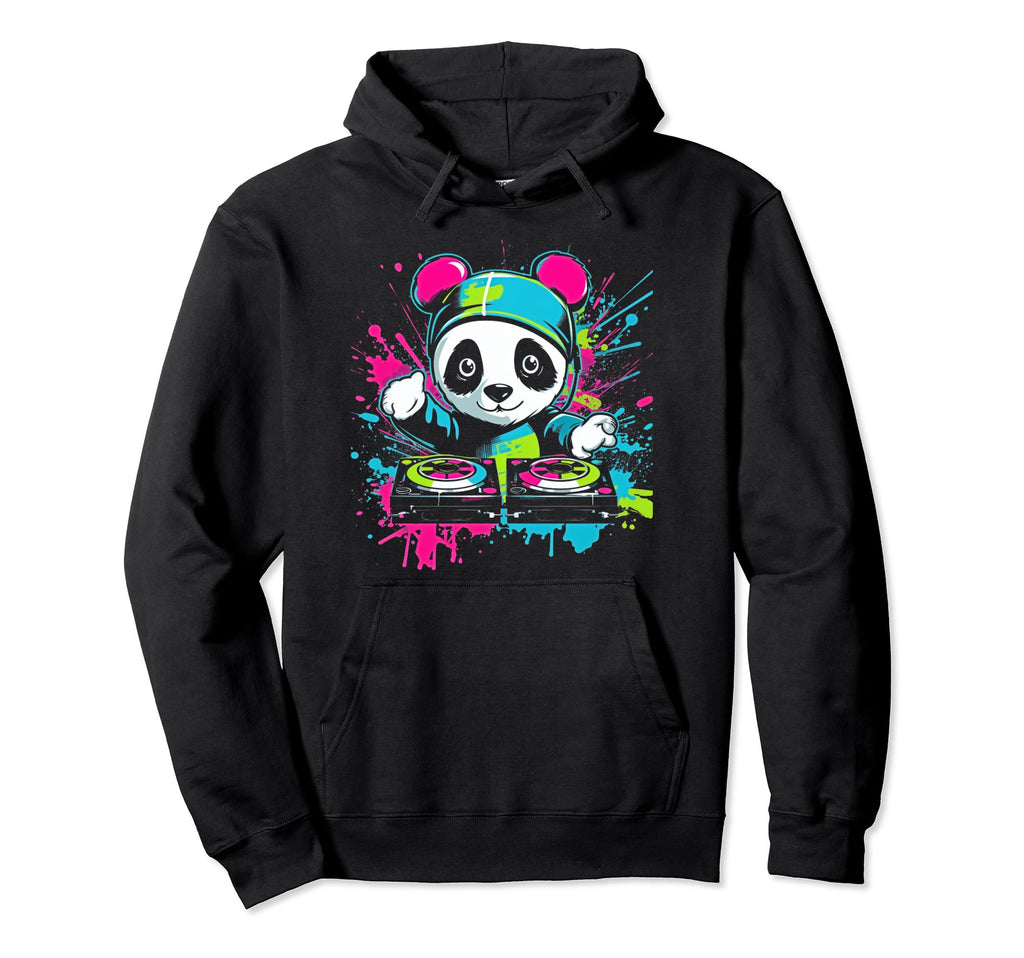 Kawaii Cat Dj Japanese Edm Y2K Aesthetic Hoodie - Aesthetic Graphic Unisex - T-Shirt, Sweatshirt, Hoodie