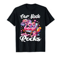 Our Flock Rocks Flamingo Summer T-Shirt - Novelty Apparel for Adults - T-Shirt, Sweatshirt, Hoodie