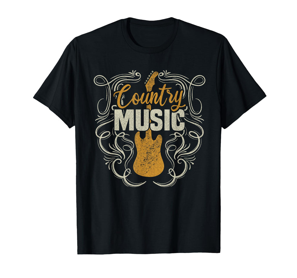 Country Music Guitar Western T-Shirt - Trendy Graphic Unisex - T-Shirt, Sweatshirt, Hoodie