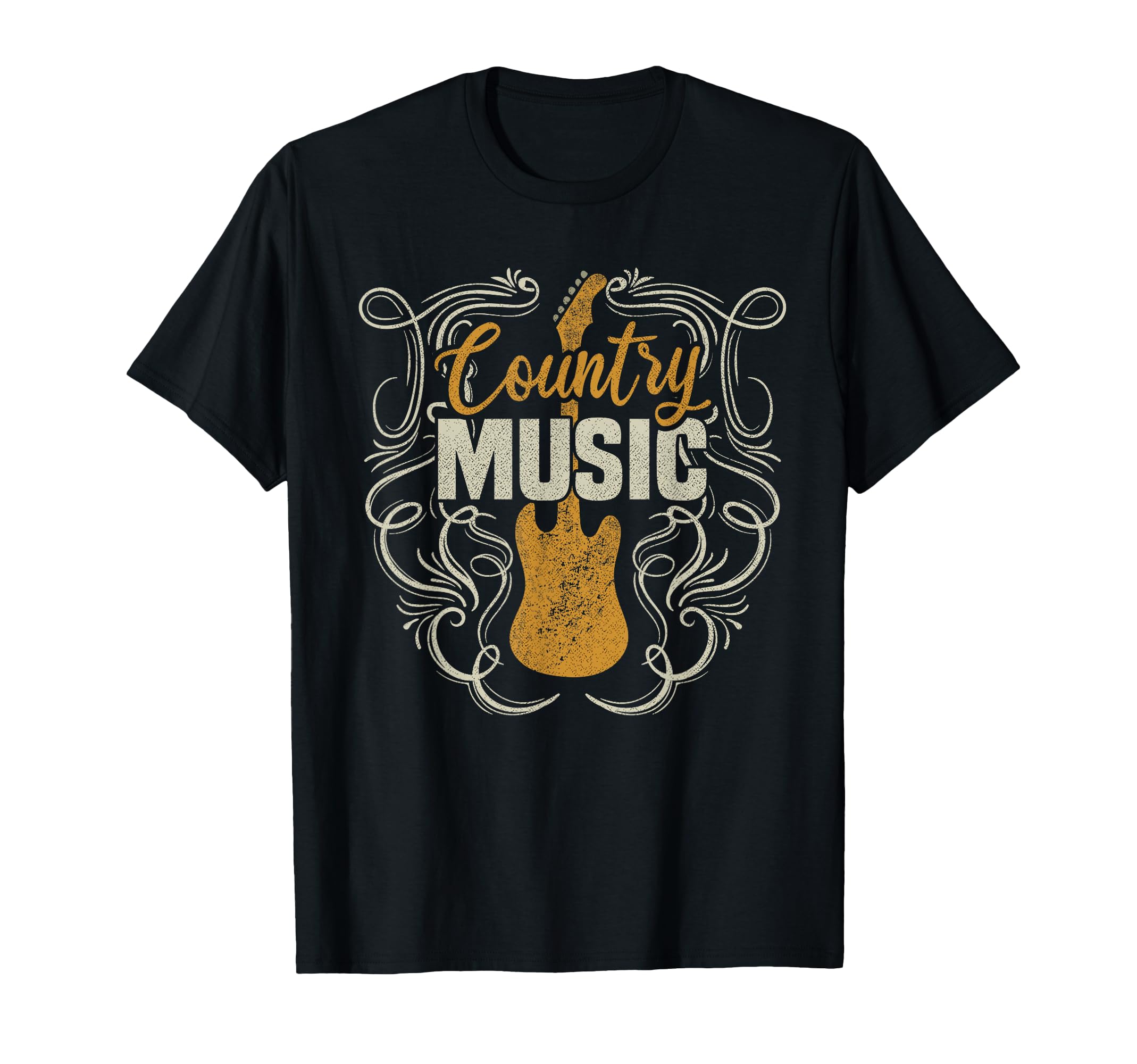 Country Music Guitar Western T-Shirt - Trendy Graphic Unisex - T-Shirt, Sweatshirt, Hoodie
